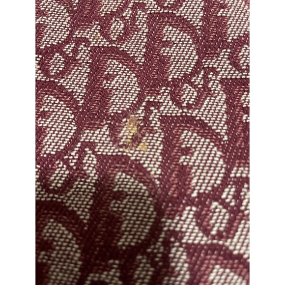 Christian Dior Burgundy Monogram Trotter Messenger Bag - Picture 14 of 16